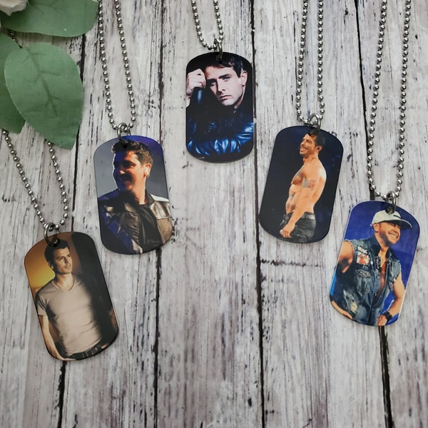 NKOTB, NKOTB Dog Tags Necklace, New Kids on The Block, New Kids on the Block Dog Tag, Blockhead Nation, BH4Life, Gift for Her