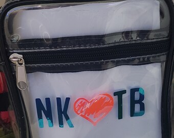 NKOTB Clear Concert Crossbody, Magic Summer 2024 New Kids Clear Concert Bag, Crossbody Bag, Blockhead Gift