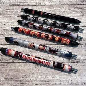 NKOTB Pens, New Kids on The Block GROUP Pens, Vinyl Wrapped  Epoxy Free New Kids Pens, Danny, Donnie, Joey, Jon Jordan, Blockheads