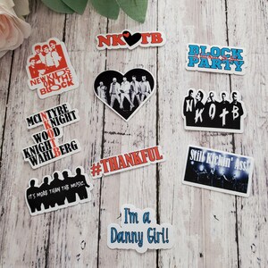 NKOTB 10 Sticker Bundle 2, New Kids on the Block Stickers, Block Party ...