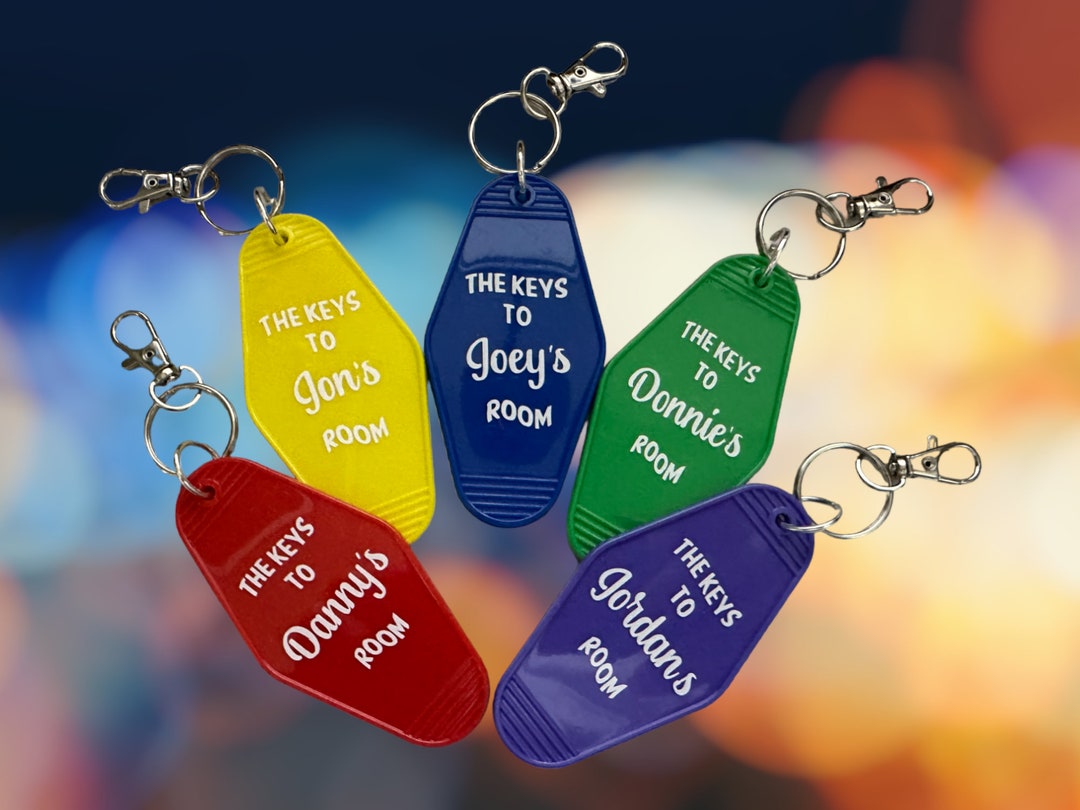 NKOTB Hotel Room Keychain New Kids on the Block Hotel Room Etsy