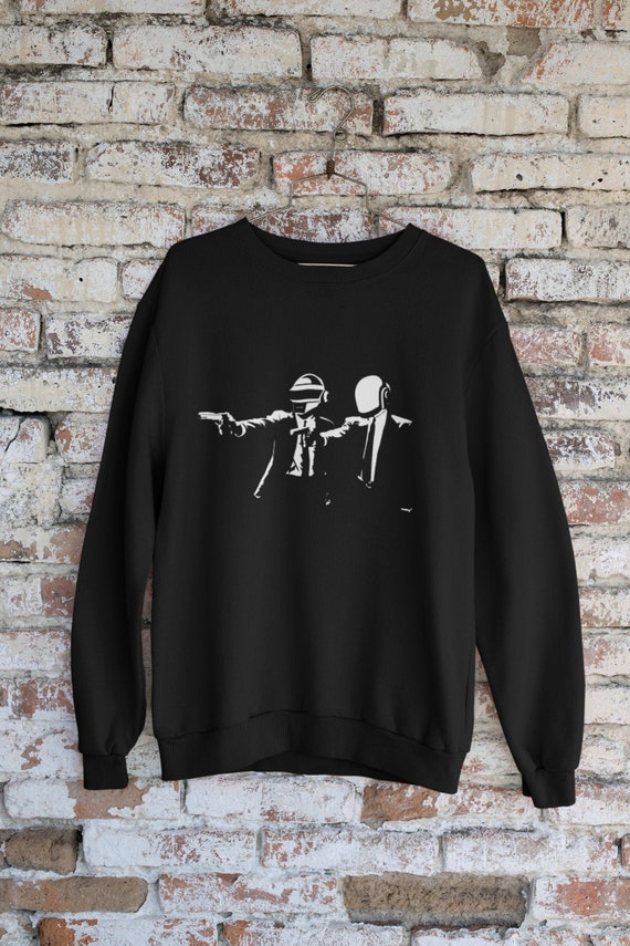 Daft Punk Sweatshirt Meme Pulp Fiction Daft Punk Unisex Sweatshirt