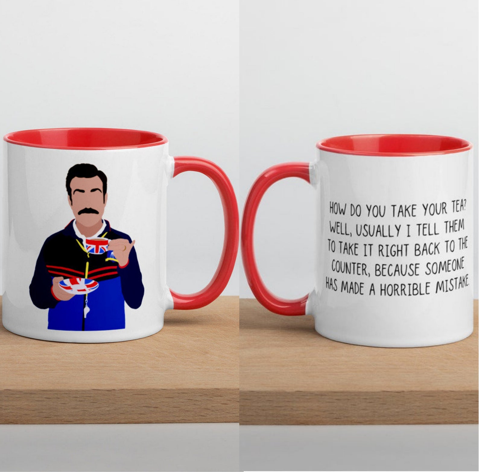 Ted Lasso Inspired Coffee Mug Gift Tea Coffee Birthday Etsy