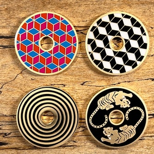 Funky 45 RPM Record Adapters | Enameled | Love & Victory | Vinyl Accessories