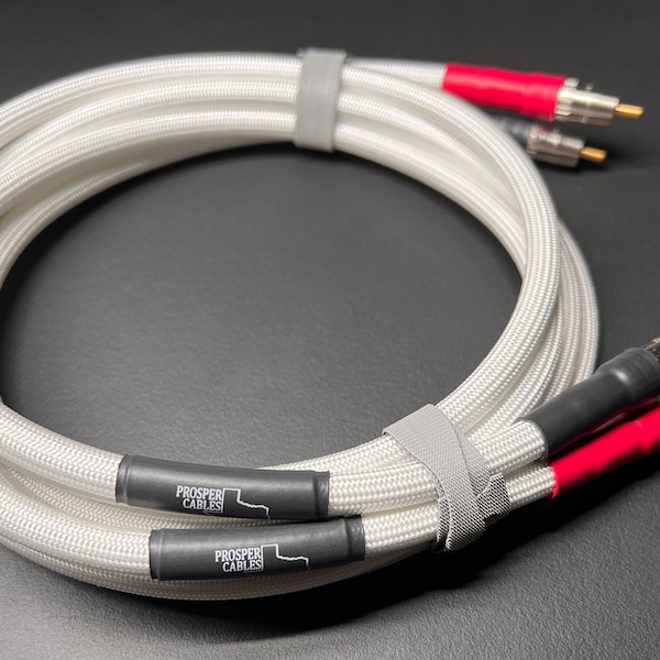 Custom, high quality audiophile RCA interconnect cables made with Canare Lv-77s 3', 4', 5' or 6' length