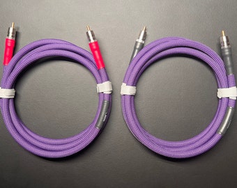 RCA Interconnect, Canare Lv-77s 3', 4', 5' or 6' Length