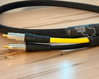 RCA Interconnect, Canare Lv-77s 3', 4', 5' or 6' Length