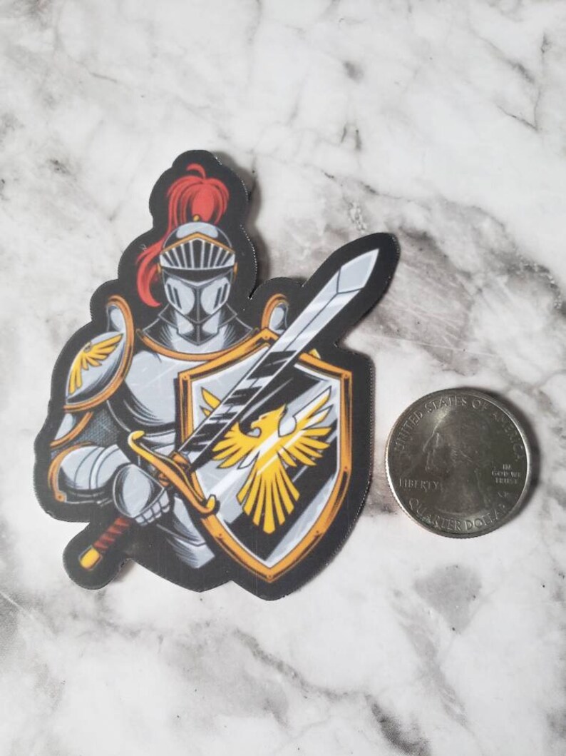 Brave Knight Sticker Laptop Sticker Planner Sticker Planner | Etsy
