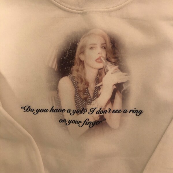 Playing dangerous lana del rey crewneck hoodie