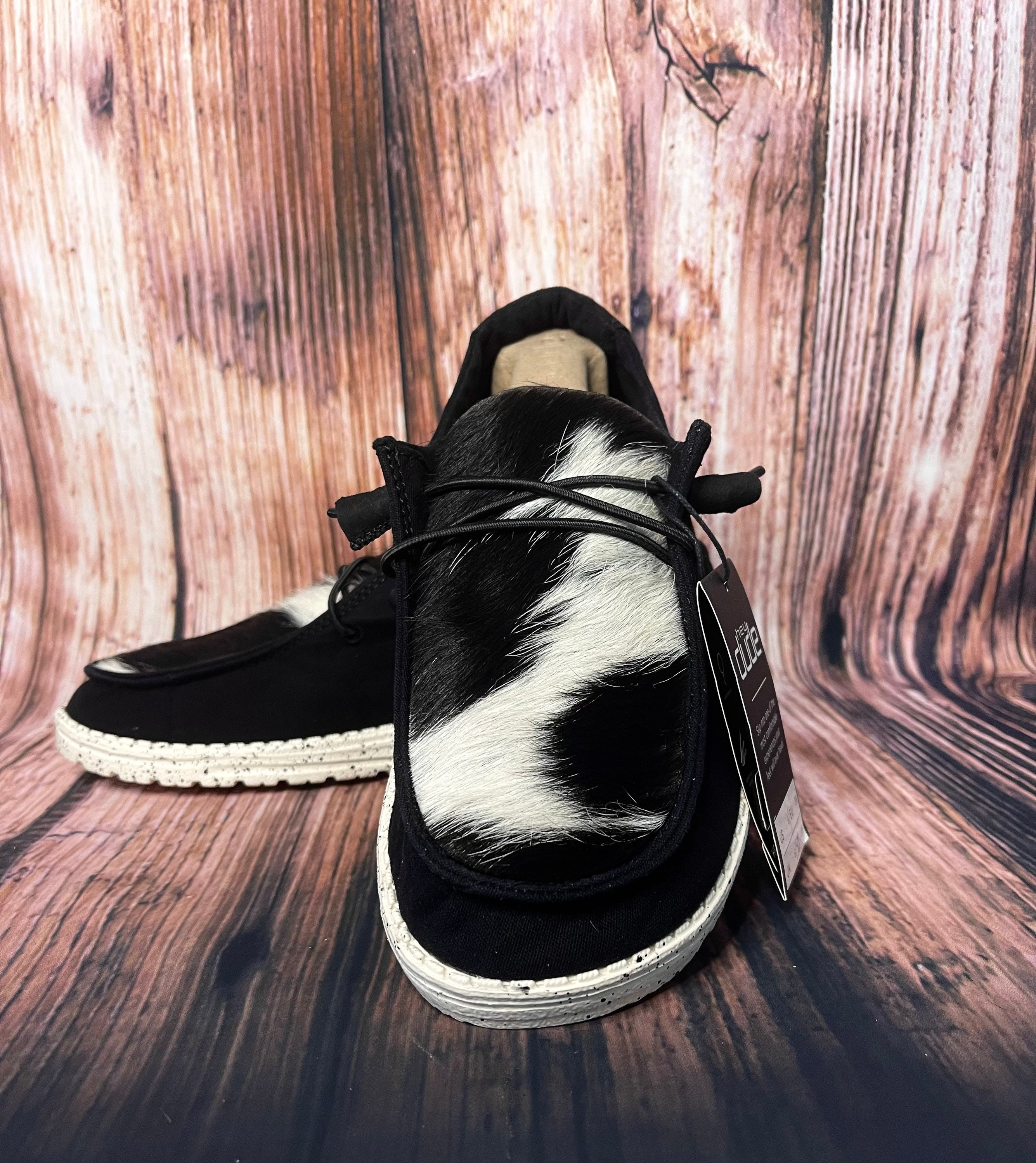 Custom Cowhide Hey Dude Shoes womens Etsy UK