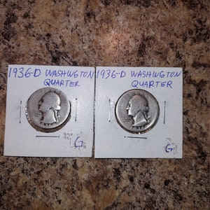 Silver Washington Quarters