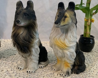 Vintage Border Collie Duo