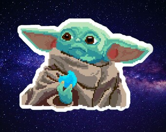 Yoda Pixel Etsy