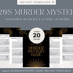 1920's Murder Mystery Party Ticket – Cherry Street Brewing