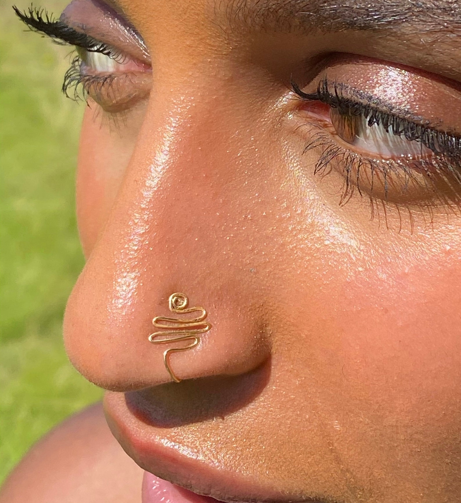 Avayah jewellery nose cuff designs wire nose cuff african Etsy