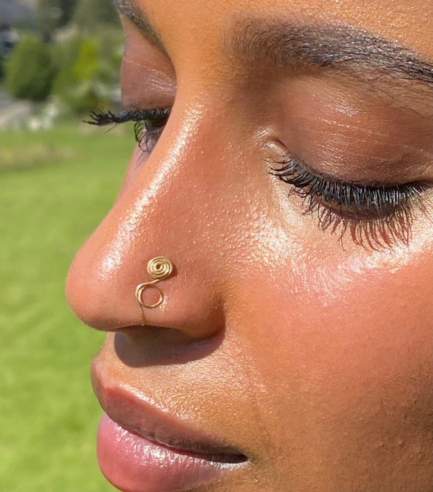 Avayah jewellery nose cuff designs wire nose cuff african Etsy