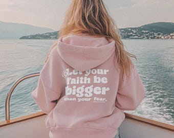 Sudadera con capucha cristiana personalizada, fe inspiradora, sudaderas cristianas, regalos cristianos, regalos de la iglesia, mercadería, ropa bíblica, ropa estética