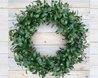 XL Olive Branch Wreath for Front Door, Large Yearround Greenery Wreath, All Seasons Wreath, Wedding Wreaths, Farmhouse Wreath, Olive Wreath
