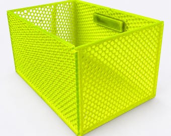 Contenitore di acclimatazione di medie dimensioni per pesci e anemoni, gabbia di isolamento per acquario di barriera in PETG con supporto magnetico.