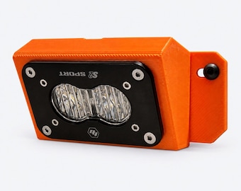 Supporto laterale per luci LED da tetto ASA, staffa angolata stampata in 3D, nero, rosso o bianco