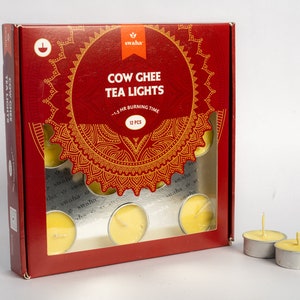 Clarified Butter/Ghee Tea lights