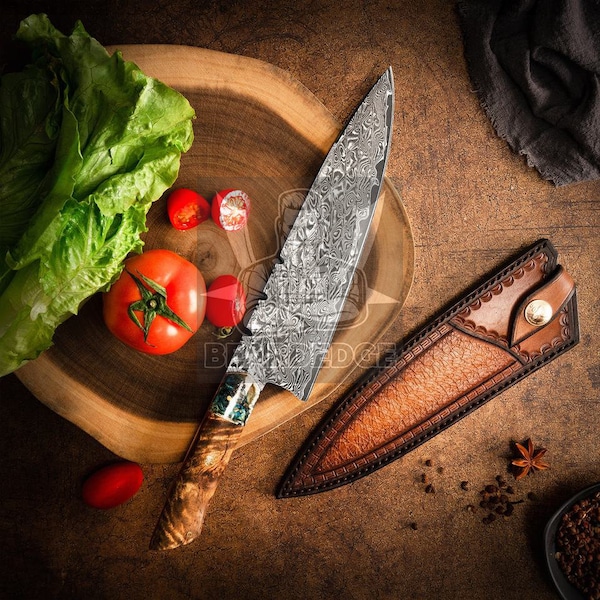 Leather Chefs Knife Sheath Etsy