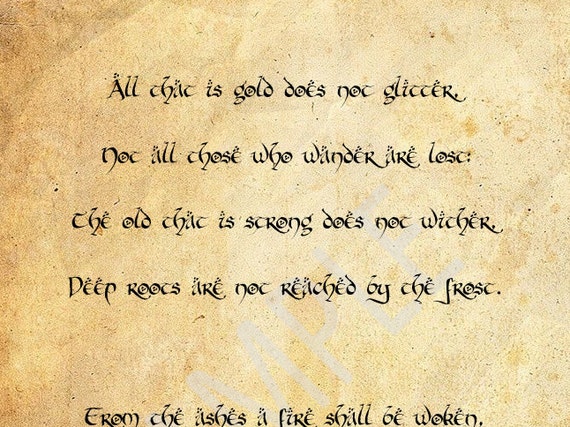 Middle-earth Quotes — - The Riddle of Strider, The Fellowship of the