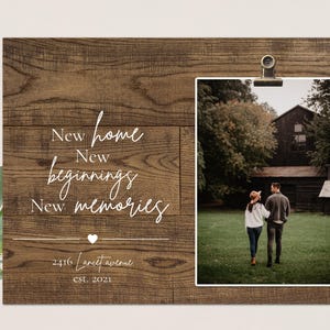 House Warming Gift, Closing Gift, Realtor Client Gift, Congrats on your New Home, Homeowners Gift, New Homeowners Frame, Welcome Home Gift