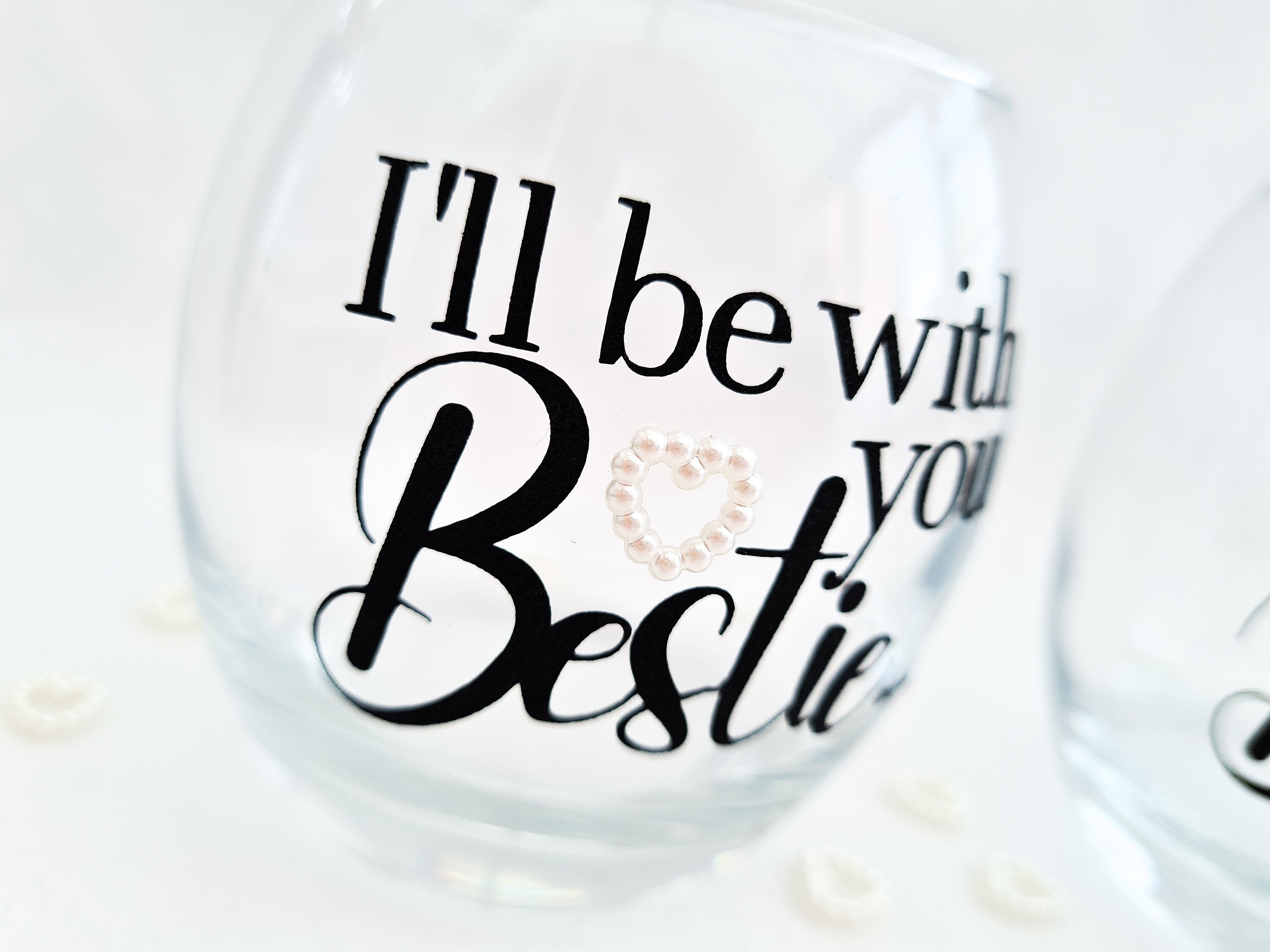 Best Friend Glass Set Beautiful Set for you and your friend. Etsy