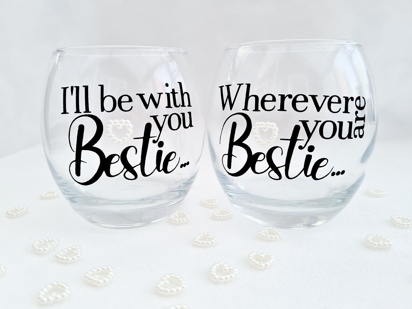 Best Friend Glass Set Beautiful Set for you and your friend. Etsy