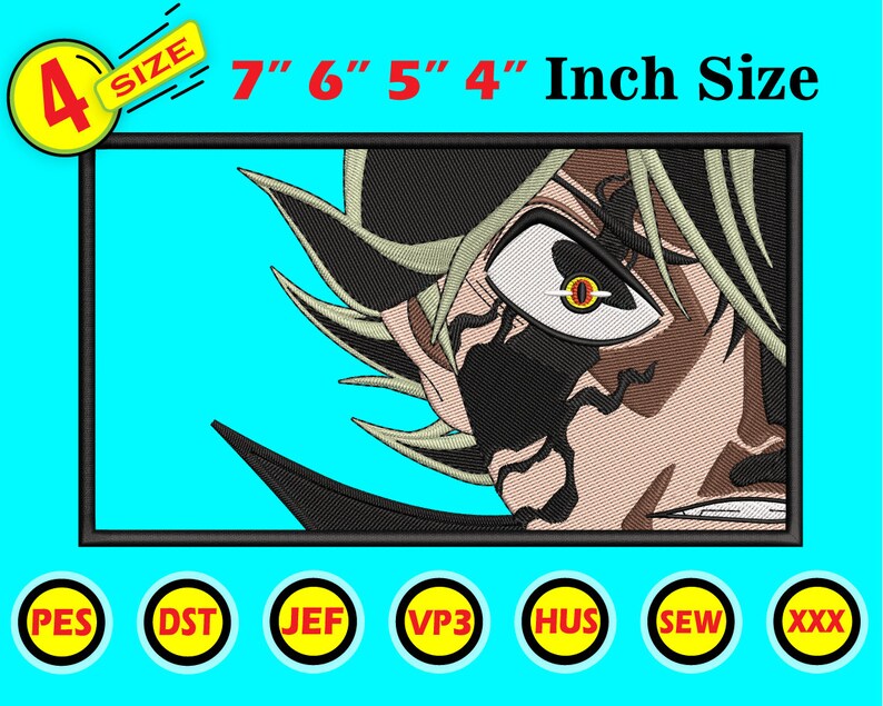 Etsy Embroidery Anime Etsy Embroidery Anime