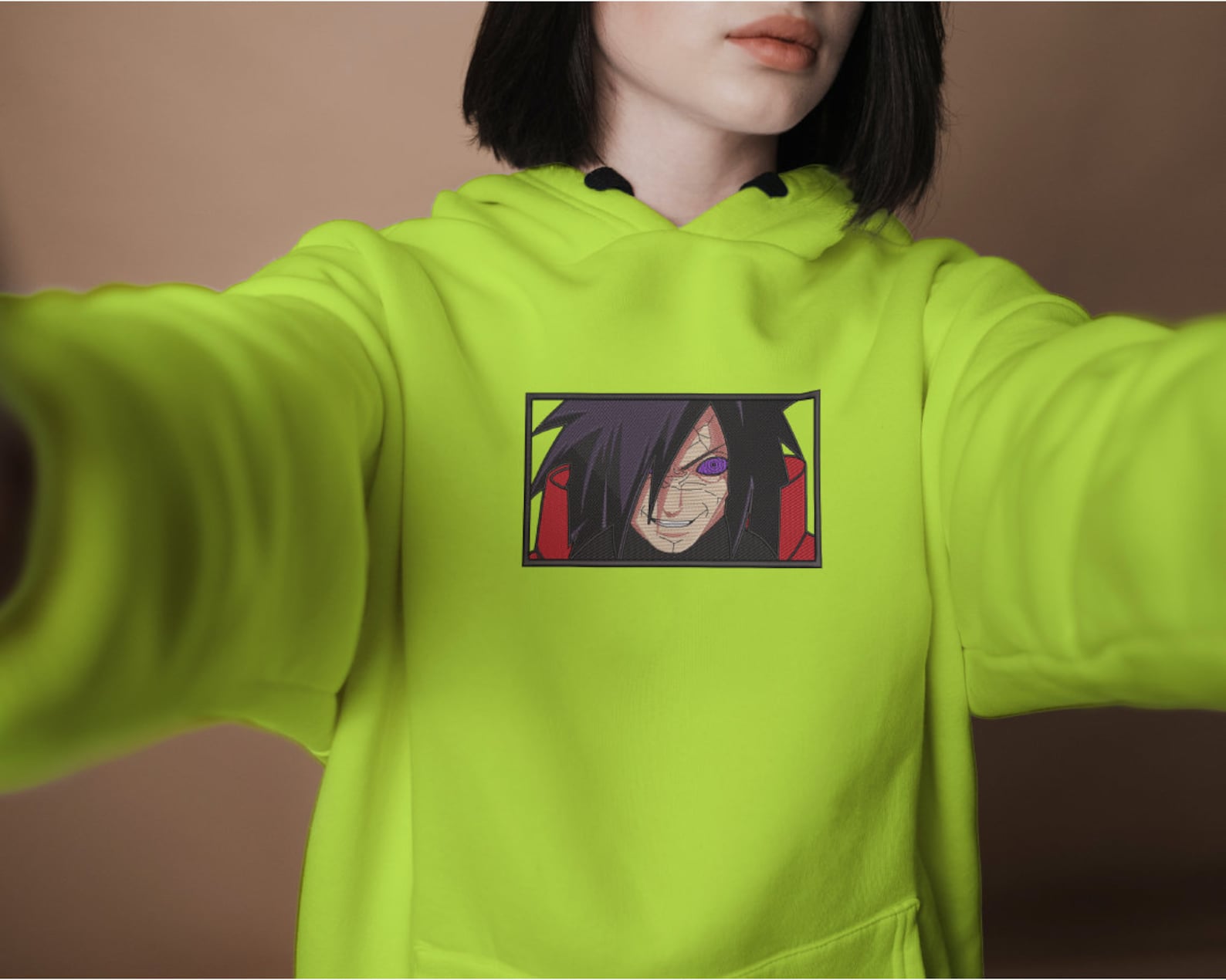 anime embroidery shirt