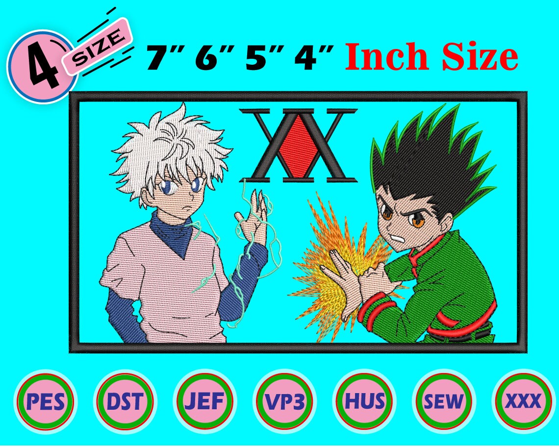 Anime inspired embroidery designs machine embroidery designs  etsy Anime inspired embroidery designs machine embroidery designs  etsy