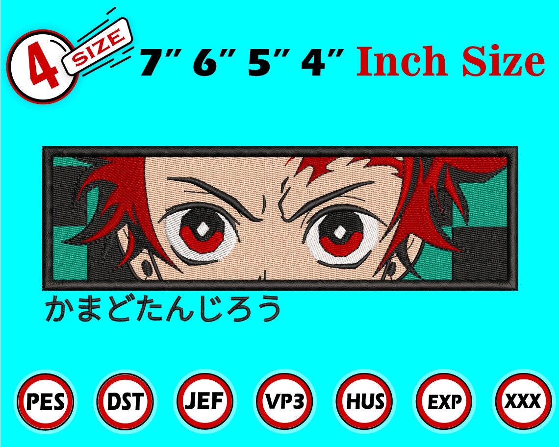 Anime inspired embroidery designs machine embroidery designs  etsy Anime inspired embroidery designs machine embroidery designs  etsy