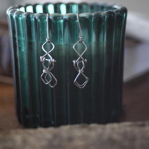 Earrings - stainless steel - Geometrik