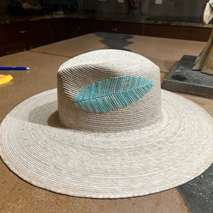 Custom Embroidered Straw Hat