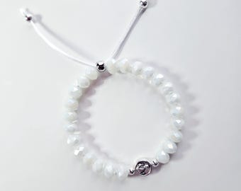 St. Gerard Moonstone Bracelet: Patron Saint of Pregnancy