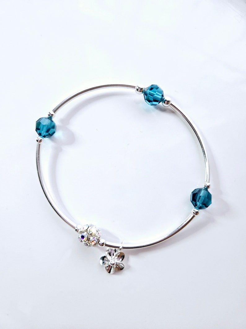 Truly Blessed, Count Your Blessings Bracelet With Blue Zircon ...