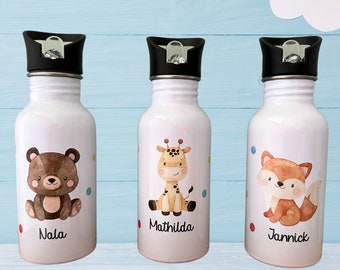 Personalized drinking bottle for children | Children's drinking bottle with name