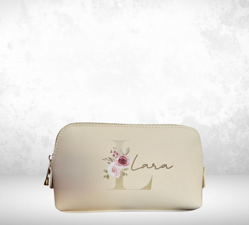 Personalized Cosmetic Bag Make-up bag with name image 5