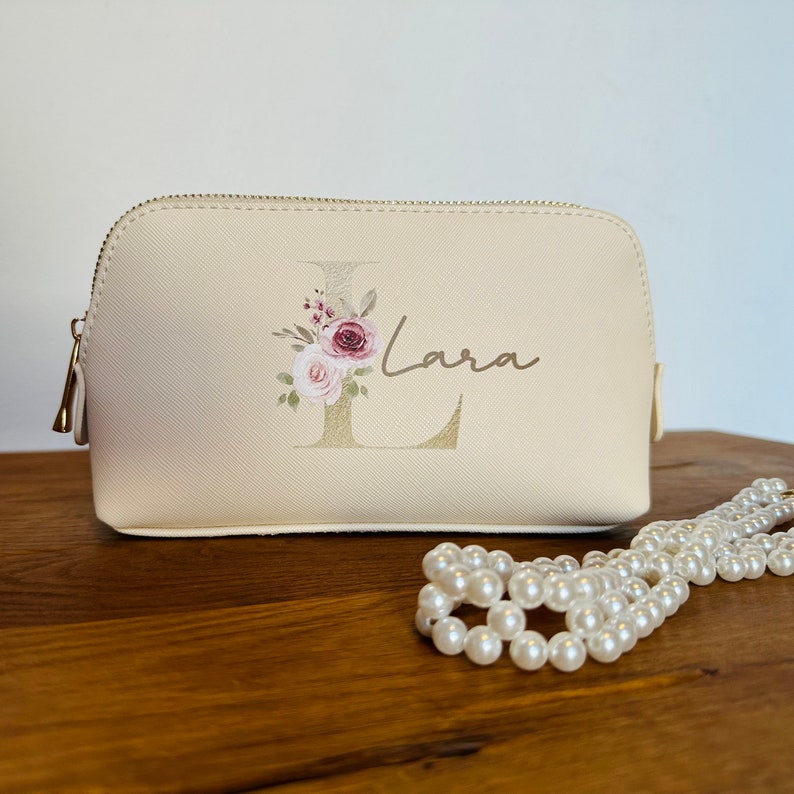 Personalized Cosmetic Bag Make-up bag with name image 4