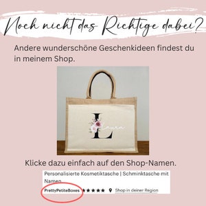 Personalisierte Kosmetiktasche Schminktasche mit Namen Bild 7