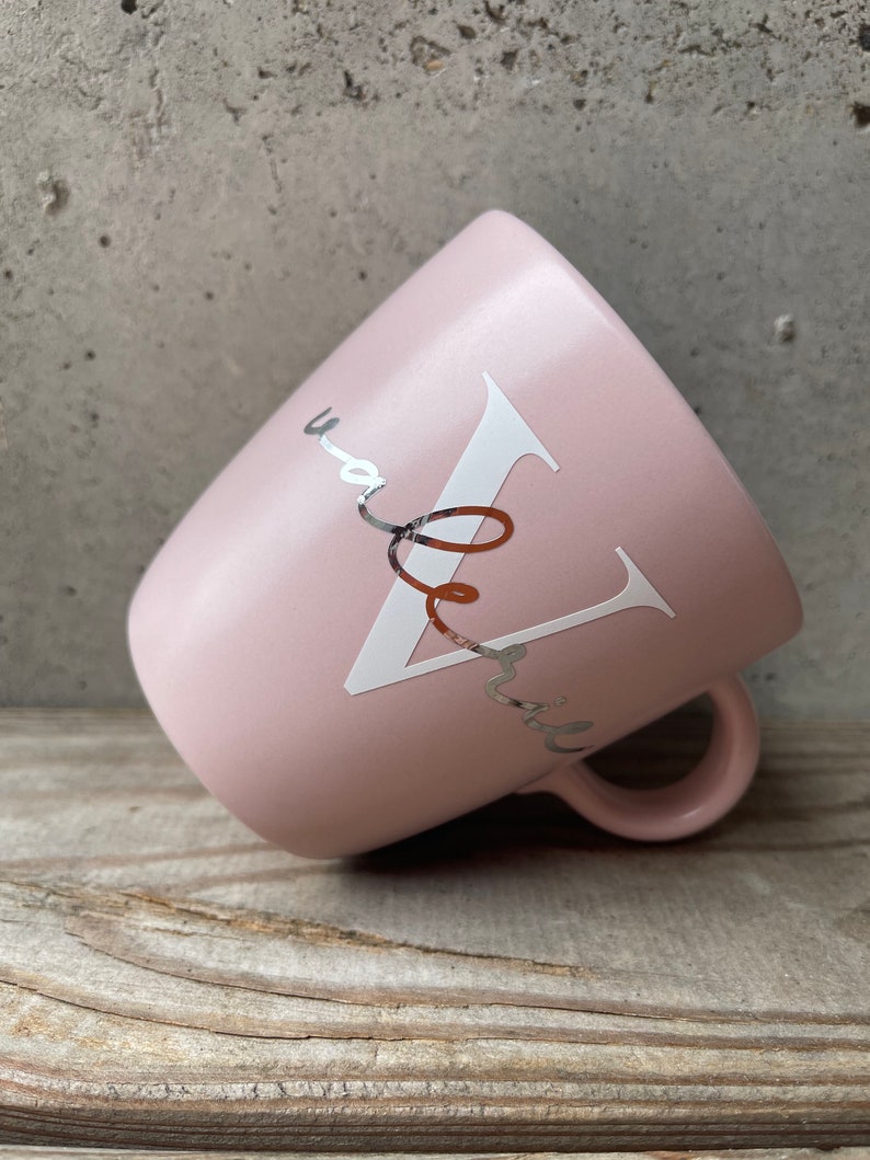 personalisierte Tasse aus Keramik Geschenkidee individuell Bild 3