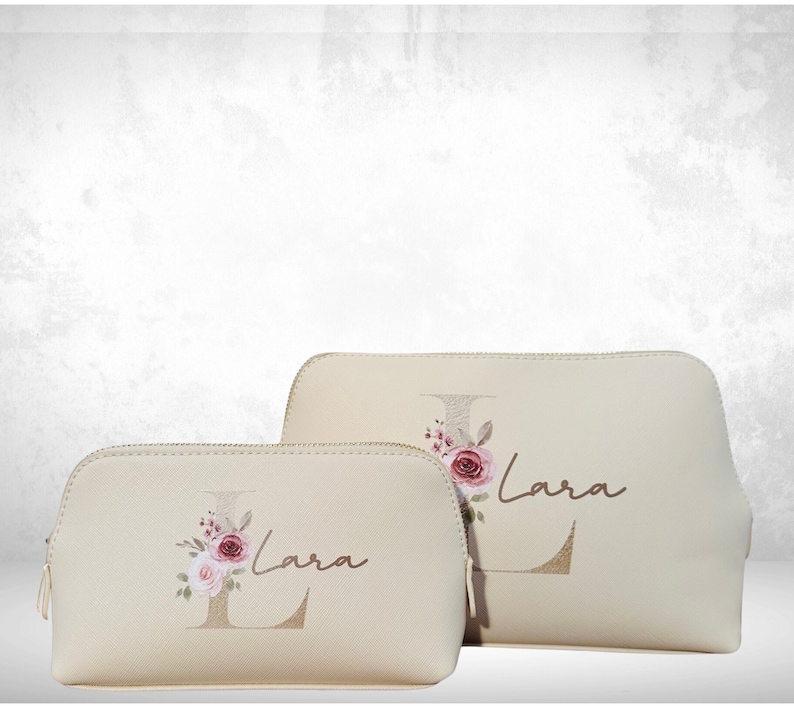 Personalized Cosmetic Bag Make-up bag with name image 3