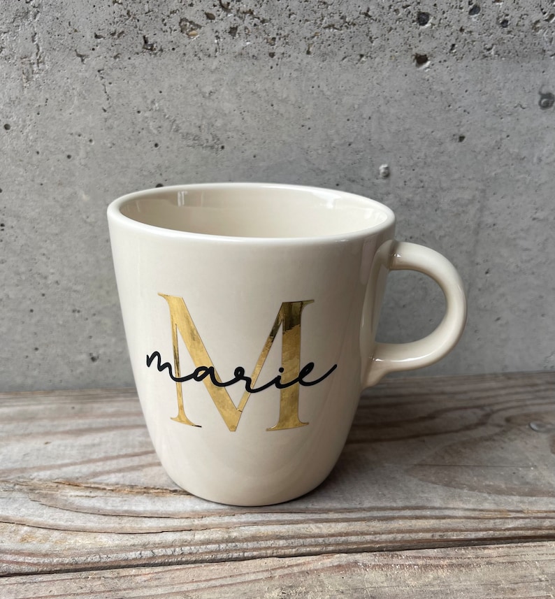 personalisierte Tasse aus Keramik Geschenkidee individuell Bild 4