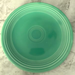 Art Deco FiestaWare Medium Green Salad/Dessert Plate 1936-1951 HLC Vintage