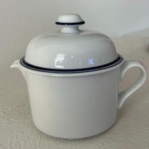 Dansk Bistro CHRISTIANSHAVN BLUE Creamer with Lid PORTUGAL
