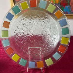 Bandeja para servir Villeroy & Boch Twist Alea Vitrum Mosaic de 15,5 pulgadas