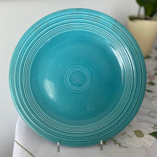 Turquoise Fiestaware Dinner Plate Etsy