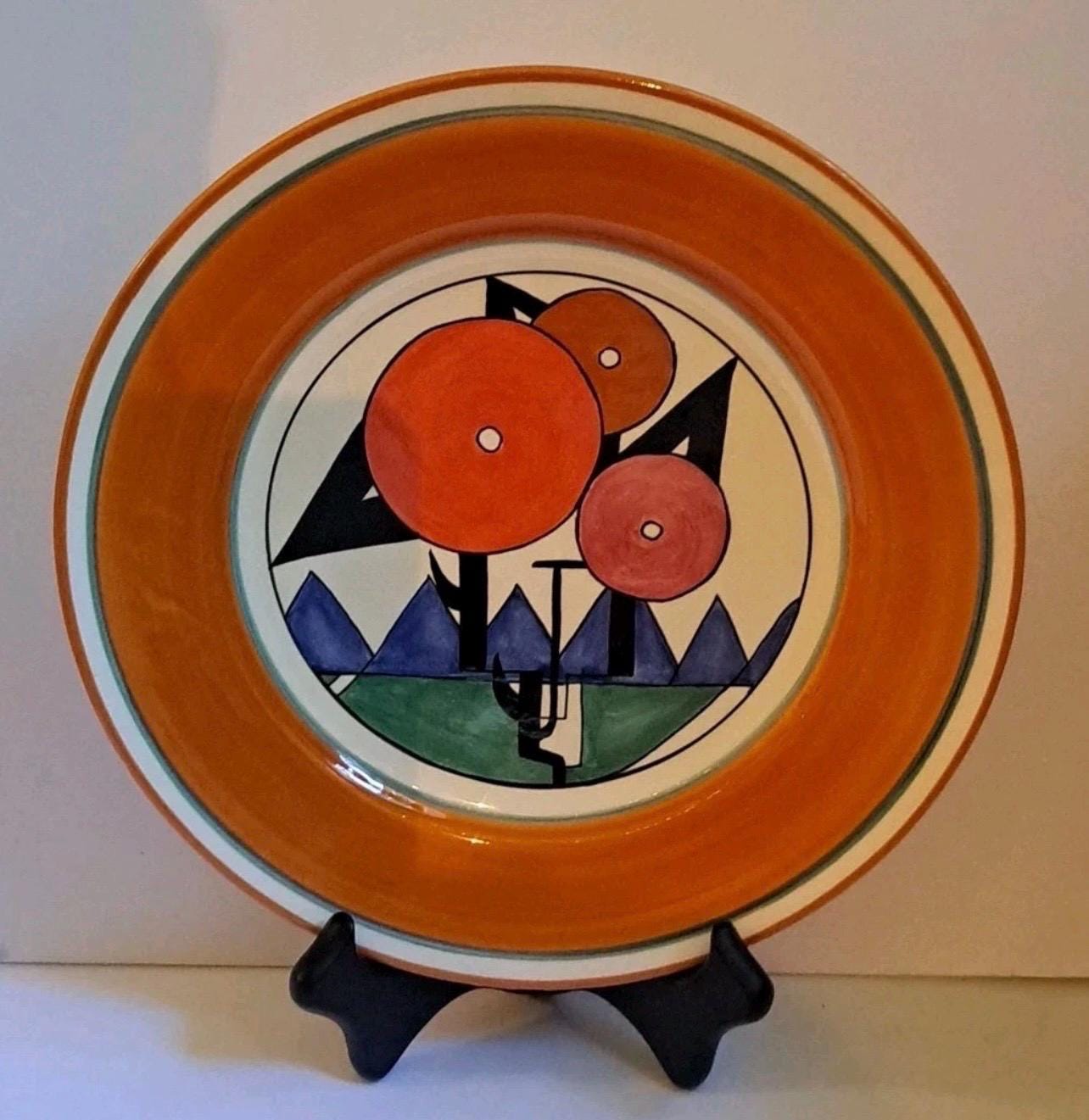 Clarice cliff plate - Etsy 日本